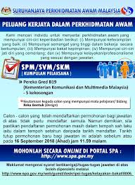 Iklan jawatan kosong spa negeri perak. Tips Lulus Temuduga Kerajaan Posts Facebook