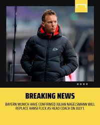 Who is the new coach of bayern munich? Goal Official Bayern Munich Confirm Julian Nagelsmann Facebook