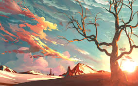 Download transparent sky backgrounds png for free on pngkey.com. Sunset Art Wallpapers Wallpaper Cave