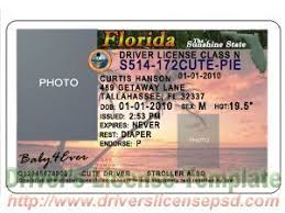 8 Drivers License Template Psd Drivers License Id Card Template Florida