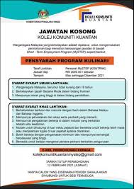Check spelling or type a new query. Iklan Jawatan Kolej Komuniti Kuantan Jobs Hub