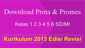 Download silabus pai kurikulum 2013 kelas xi 11. Contoh Prota Dan Promes Untuk Sd Mi Kurikulum 2013 Revisi Terbaru Guru Abata