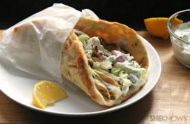 Cook each pitta one at a time in pan until an air pocket balloons, then flip, and cook 1 minute more. Grilled Greek Chicken Pitas With Simple Tzatziki Sauce Recipe Sheknows