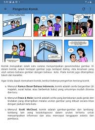 Selain itu, komik juga dapat diartikan sebagai karya sastra berbentuk cerita yang ditampilkan berupa gambar, yang didalam kisah ceritanya terdapat satu tokoh yang diunggulkan. Updated Gambar Komik Kelas 8 Smp Mts Android App Download 2021
