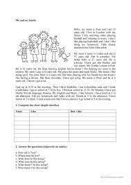 A teacher might start reading a book by saying, the title of the book is running for class presidentso i think it will be about kids being involved in student council or some kind of student government. Me And My Family English Esl Worksheets For Distance Learning And Physical Classrooms English Reading Reading Comprehension Family Worksheet