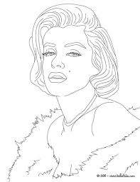 American Celebrities Coloring Pages Marylin Monroe People Coloring Pages Coloring Books Fashion Coloring Book