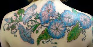 32 Morning Glory Tattoos With Colorful Meanings Tattooswin In 2020 Morning Glory Tattoo Flower Tattoo Vine Tattoos