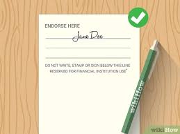 On june 4, when the supplier receives jim's postdated checks, the. 3 Ways To Endorse A Check Wikihow