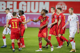 De match tussen de rode duivels en rusland werd in geraardsbergen op een groot scherm vertoond op de markt. Rode Duivels Maken Korte Metten Met Wit Rusland 8 0 Gazet Van Antwerpen Mobile