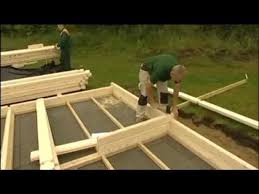 Montage Maison Bois En Kit Autoconstruction Youtube Maison Bois Maison En Rondins Maison Ossature Bois