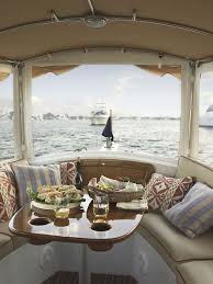 Breakfast On A Boat Boat Interior Boat Living On A Boat