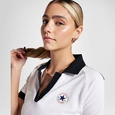 Polo CONVERSE Retro Terry blanco