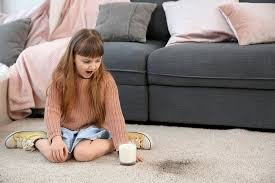 how to get milk out of carpet