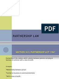50% 50% found this document not useful, mark this document as not useful. Partnership Law Partnership Legal Liability