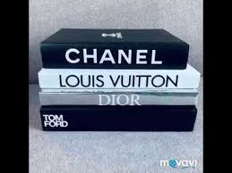 Coffee table books are an authentic form of education and a fine way to spend some of your abundant free time. Fashion Designer Inspired Coffee Table Books Designer Books Covers Chanel Books Diy Vinyl Decals Youtube