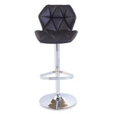 19.5″w x 17″h back height from seat: Prism Adjustable Height Swivel Armless Bar Stool Zuri Furniture