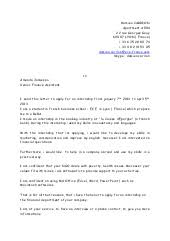 Lettre Motivation Anglais