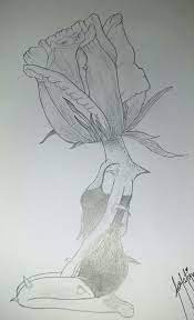 Pencil Sketch Of A Girl Without Face Sketch Face Sketch Flower Sketches Girls Without