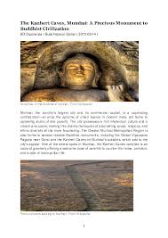 PDF) The Kanheri Caves, Mumbai: A ...