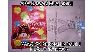 Permen karet yosan dan misteri huruf n. Bukan Mitos Huruf N Di Permen Yosan Ternyata Benar Ada Hot Liputan6 Com