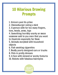 10 Funny Drawing Prompts Come Share Your Drawings Drawing Prompt Word Drawings Prompts