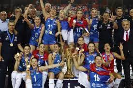 Le championnat d'europe de football féminin est l'équivalent féminin du championnat d'europe de football masculin. Volley Championnat D Europe F La Serbie Conserve Son Titre Sport 365