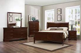 Set louis philippe style traditional sleigh bedroom set in cherry finish this rich set consists of. Louis Phillipe Bedroom Set Dark Cherry