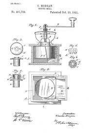 1829 James Carrington Of Connecticut Patented A Coffee Mill