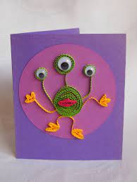 It uses basic quiling folds and is really easy to mak. Paper Quilled Alien How To Make A Quilled Greetings Card Papercraft On Cut Out Keep