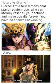 The First One To Reach The Piano Wins R Shitpostcrusaders Jojo S Bizarre Adventure Know Your Meme 152 iq play posting a video with friday in the title on. bizarre adventure