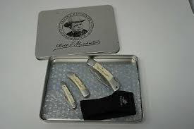 Great little gift box for a techie or gizmo guy. Winchester 200th Commemorative 3 Piece Knife Gift Set 25 95 Picclick