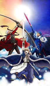 Archer Saber And Lancer Fate Stay Night Archer Saber Lancer Fatestaynight Cosplayclass Fate Stay Night Anime Fate Stay Night Anime