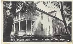 The town shares its name with a mountain 7 miles (11 km) southwest of town. The Historic Elk Mountain Hotel Elk Mountain Wyoming