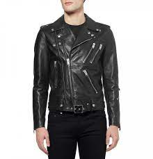 Shop New Season Pieces From Saint Laurent Givenchy Lanvin More Leather Jacket Men Biker Jacket Men Jackets