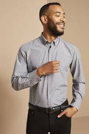 Elige entre cientos de estilos diferentes, desde camisas para hombre a cuadros hasta camisas de estilo casual. Camisa Manga Larga Estampada Hombre Cachemira Negra