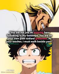 31 all might not smiling. Quote The Anime On Twitter Https T Co Blancuzp89 You Are On Your Own Path Toward Greatness As Your Teacher I Must Walk Beside You Quote Allmight Heroacademia Bnha Mha Https T Co Zfpedkyvoj