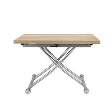 Amazon Com Spacemaster 2219 Lgtwd X Table Convertible Adjustable Coffee And Dining Light Wood Kitchen Coffee Table Wayfair Convertible Coffee Table Table