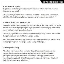 10 oktober 2019 oleh gestama. 9 Contoh Teks Eksposisi Singkat Lengkap Strukturnya