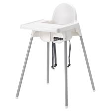 Antilop High Chair With Tray White Silver Color Silver Color Ikea Ikea High Chair Best High Chairs Antilop High Chair
