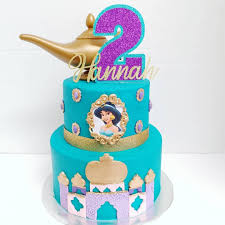 Tina Justine On Instagram This Was A Beauty So Fun To Make Princess Jasmine Cake For A Sweet 2 Yea Jasmine Cake Princess Jasmine Cake Jasmine Birthday Cake