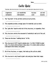 Here is the most important question. Label Plant Cell Animal Cell Worksheets Teaching Resources Tpt