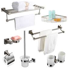 Bộ 7 phụ kiện phòng tắm inox 304 cao cấp Zento HC339