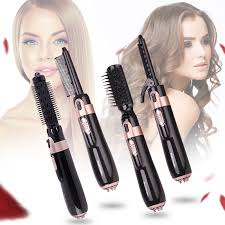 Furiden 2 in 1 tourmaline ceramic professional hair straightener. 4 In 1 Hair Dryer Brush Electric Hair Straightener Curler Brush Negative Ion Hot Air Comb Hair Styler Tools For Women And Men