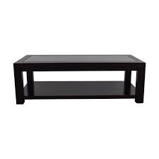 Shop pottery barn for expertly crafted glass coffee tables. 84 Off Pottery Barn Pottery Barn Wood And Glass Coffee Table Tables