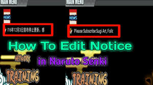 Entdecke rezepte, einrichtungsideen, stilinterpretationen und andere ideen zum ausprobieren. Tutorial Edit Notice In Naruto Senki V1 22 By Sugiart Narutosenki Caramodnarutosenki Youtube