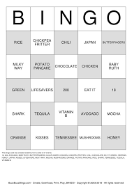 Buzzfeed editor keep up with the latest daily buzz with the buzzfeed daily newsletter! Food Trivia Bingo Cards To Download Print And Customize