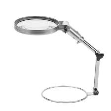 Foldable Desktop Magnifier Reading 2 5x Magnifying Glass Magnifier W Led Lights Sale Banggood Com