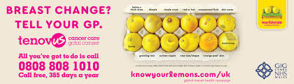 Common breast cancer signs and symptoms include: Tenovus Cancer Care Brings Global Know Your Lemons Campaign To Gp Surgeries In Wales Cwm Taf Morgannwg University Health Board