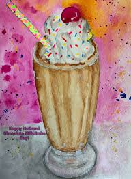 Chocolate Milkshake By Annabell Sousa Chocolate Milkshake Sprinkles Art Food