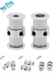 Visit To Buy Gt2 20tooth Timing Pulley Double Round Headed Synchronous Wheel Gear 20 Teeth For Belt 3d Printer Parts 2gt S Pulley 3d Printer Parts 3d Printer